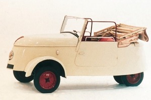  So sah das erste Elektroauto aus, das Peugeot schon zu Beginn der 1940er Jahre auf den Markt brachte 