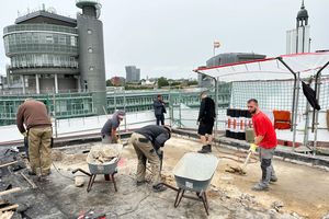  Rückbau der Flachdachkonstruktion 