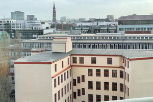  Vor dem Umbau hatte das Gebäude ein Flachdach 