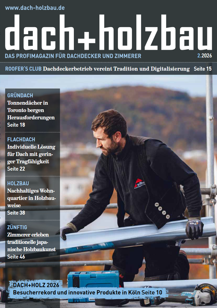 Die aktuelle dach+holzbau