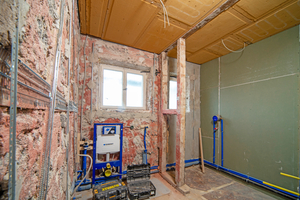  Durch minimale Veränderungen im Grundriss konnten die Bäder großzügiger gestaltet werden 