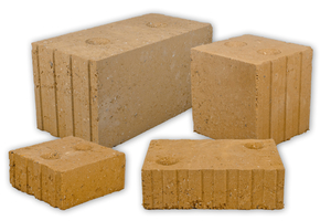  Formgepresste Lehmsteine (4-16DF) 