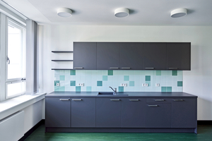  Die neuen Teeküchen bieten nun ausreichend Fläche, um hier Pause machen zu können 