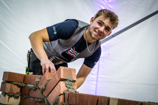 Mitchel Immen gewann Gold bei den Maurern