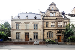  Die Fassade und das filigrane Schieferdach des Pfarrhauses Elisabethen in Basel wurden aufwendig saniert 