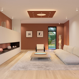 Kupfer Sand verleiht Räumen eine natürliche, erdige Nuance. Metallische Gold- und Kupfertönen erzeugen gemeinsamn eine sanft schimmernde Farbkombinati-on