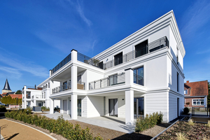  Die Kombination aus ?EPS-Prime?-System, individuellen Bossen- und Fassadenprofilen und dem mineralischen Putz zeigt, wie vielfältig die Gestaltungsmöglichkeiten mit WDVS sind 