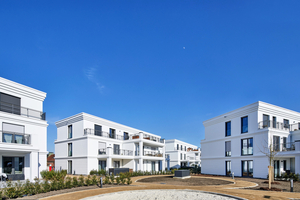  Das WDVS ?EPS Prime? von Brillux erlaubte in Laer den Bau von vier Mehrfamilienhäusern, deren Fassaden gleichermaßen ästhetisch ansprechend wie energieeffizient sind 