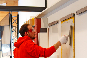  Verschiedene Putz-Techniken standen im Fokus der Praxisvorführungen 