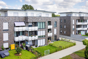  Das moderne Quartier in Hückelhoven bietet Wohnraum für Familien, Alleinstehende und Menschen mit Behinderung 