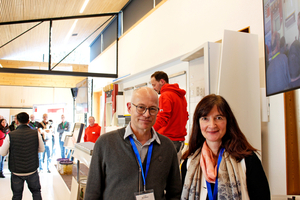  Michaela Podschun, Redakteurin der bauhandwerk (rechts), und Thomas Wieckhorst, Chefredakteur der bauhandwerk (links), auf dem Allgäuer Baufachkongress in Oberstdorf (ab Seite 8) 