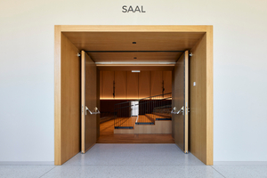  Die Schallschutztüren halten die Musik dort, wo sie hingehört – im Konzertsaal 