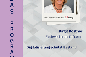  Birgit Kostner von der „F7 Digital“ GmbH zeigt, wie das 3D-Aufmaß funktioniert 
