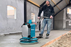  Die Betonglättmaschinen eignen sich für kleine und große Flächen 