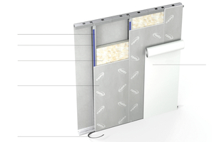  Mit „RigiMove“ präsentiert Rigips ein Wandsystem, das flexible Raumkonzepte möglich macht 