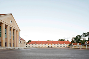  Mit dem sanierten Ostflügel ist das Areal des Festspielhauses Hellerau nun wieder in seiner Gesamtheit als Kulturort nutzbar 