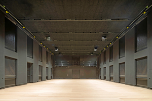  Die Black-Box wird als Studiobühne für Auftritte mit Publikum genutzt 