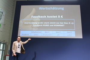  Buchautor Felix Behm zeigte, was die Generation Z einfordert: Wertschätzung 