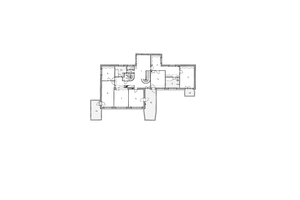  Grundriss Obergeschoss 1 Halle 2 Ankleidezimmer 3 Schlafzimmer Dame 4 Bad Eltern 5 Schlafzimmer Herr 6 Frühstückszimmer 7 Schlafzimmer Sohn 8 Schlafzimmer Tochter 9 Dunkelkammer 10 Bad Kinder 11 Vorraum 12 WC 13 Treppenhaus 14 Balkon 15 Terrasse 