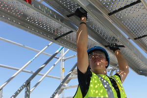  Das Gerüstsystem „Afixfast X52“ ist modular aufgebaut 