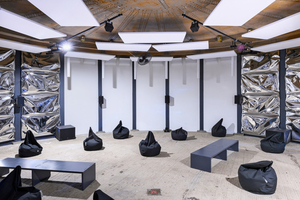  Für hochwertige Oberflächen kam der besonders einfach zu verarbeitende und vielseitig einsetzbare ?Rigips Vario? Fugenspachtel in höchster Q4-Qualität zum Einsatz 