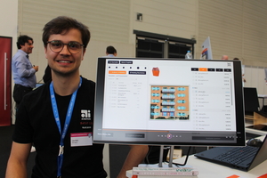   Leonhard Noll von „Baubyte“ erläutert, wie das Aufmaß eines Gebäudes mit KI-Unterstützung erstellt wird.    