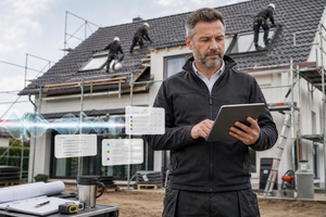  Ki-Telefon-Assistenten beantworten Anrufe, während der Handwerker auf der Baustelle ist&nbsp;&nbsp;  