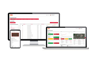  Cloudbasierte Software-Plattform zur Auswertung der übermittelten Daten in Echtzeit, per Desktop-Anwendung oder mobiler App 