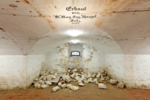  Im Keller wurde der alte Klinkerboden nach historischem Vorbild wieder hergestellt 