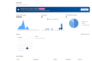  Bei der Deutschen Sanierungsberatung sehen Handwerker im Dashboard ihre Aufträge 