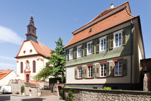 Zweiter Preis historische Gebäude und Stilfassaden: Pfarrhaus in Hemsbach<br /> 