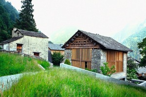  Preisträger des ersten Wettbewerbs „Häuser des Jahres – die besten Einfamilienhäuser“ sind die Architekten Ruinelli Associati, die den Preis für den Umbau eines Stalls in Soglio (Graubünden) erhieltenFoto: Joachim Hildebrand 