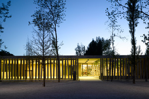  Besucherzentrum der Gedenkstätte des KZ Dachau vom Büro Florian Nagler Architekten aus München 