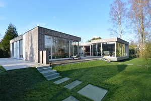  Ein vom Büro Architekten Spiekermann aus Beelen entworfenes Atriumhaus in Münster 