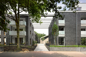  Das vom Duisburger Büro Druschke und Grosser Architektur entworfene Ensemble "Wohnen unter einem Dach" in Duisburg 