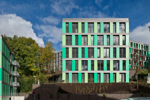  Der vom Wuppertaler Büro Achitektur Contor Müller Schlüter entworfene experimentelle Wohnungsbau in Wuppertal 