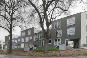  Die vom Kölner Büro office03 // waldmann &amp; jungblut gbr entworfene Wohnbebauung für die Baugruppe Baufreunde in Köln 