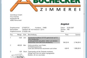  Detaillierte Angebote und korrekte Rechnungsstellung helfen, Unstimmigkeiten zu vermeiden und sorgen für eine gute Zahlungsmoral 