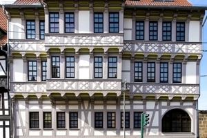  Bei der Sanierung des 1671 in Halberstadt errichteten Fachwerkhauses kam eine speziell für Fachwerk entwickelte Innendämmung zum Einsatz Foto: Knauf Aquapanel 