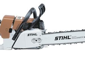  Die aktuelle Stihl MS 460 wiegt mit 6,6 kg bei gleicher Leistung von 6 PS etwa die Hälfte der „Contra“Fotos: Stihl 