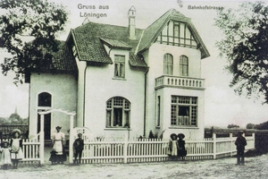  Historische Aufnahme der Villa Kösters in Löningen um 1907 