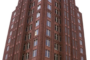  Der repräsentative Baukomplex „Center Court“ in Den Haag wurde mit V.O.R.-Mauermörtel von quick-mix ausgeführt  