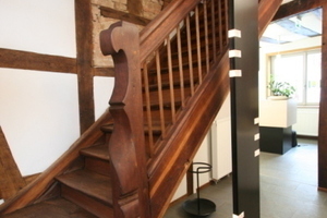  Treppe im Erdgeschoss des Fachwerkhauses 