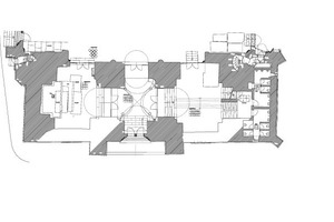  Grundriss Westwerk Erdgeschoss, Maßstab 1:200 