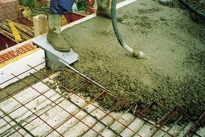  Beton-Elementdecke und Überbeton mit dem Aufnahmerohr "Standard" 