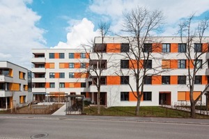  Wohnquartier in Freiburg nach Plänen des Büros und Binkert Architekten und StadtplanerFoto: Löffelhardt 