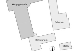  Lageplan, Maßstab 1 : 750 