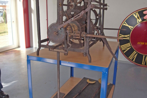  Die Uhr im Backhaus von Forchtenberg stammt wohl aus dem 14. Jahrhundert⇥Fotos: Deutsche Stiftung Denkmalschutz 
