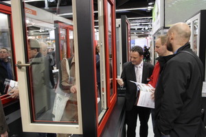  Die fensterbau/frontale bietet 2014 auf größerer Ausstellungsfläche Möglichkeiten zum Informationsaustausch 