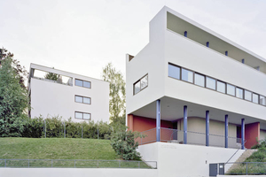  Das Weissenhofmuseum (vorne) und das Haus Citrohan sind jetzt UNESCO-WeltkulturerbeFoto: Landeshauptstadt Stuttgart  